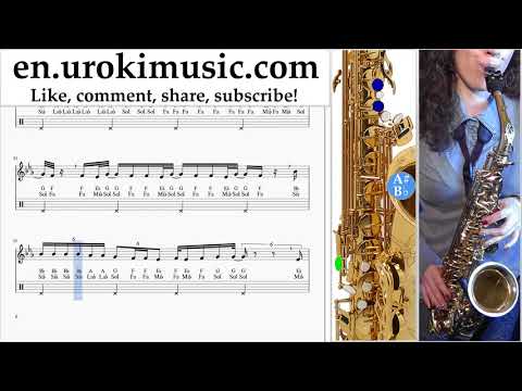 How to Play Saxophone (Alto) Ozuna x Romeo Santos - El Farsante Remix Tabs um-i352