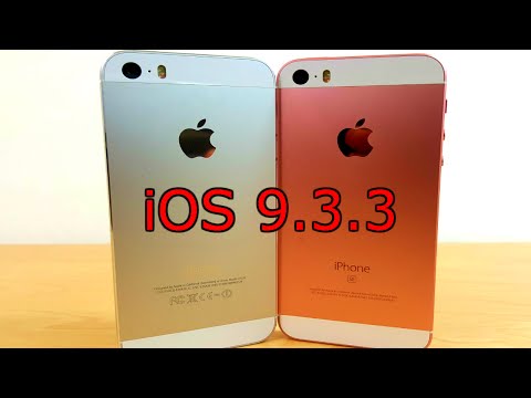 iPhone 5S iOS 9.3.3 vs iPhone SE iOS 9.3.3