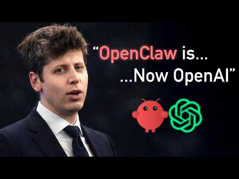 Video Thumbnail: OpenAI Just “Absorbed” OpenClaw and the AI World Exploded