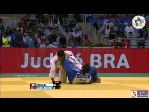 Judo 2013 World Championships Rio de Janeiro: Estrada (CUB) - Morin Martel (CAN) [-73kg]