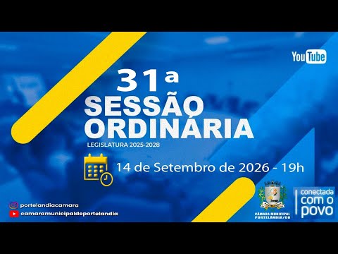 Câmara Municipal de Portelândia-GO está ao vivo!