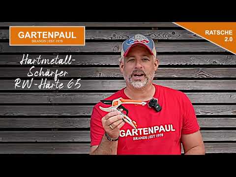 Die geniale Gartenpaul Ratschengartenschere 2.0 - die Ratschen Gartenschere mit 2 Schnittfunktionen
