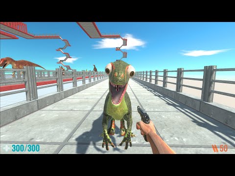 FPS Avatar with all weapons to save Santa clause - Animal Revolt Battle Simulator