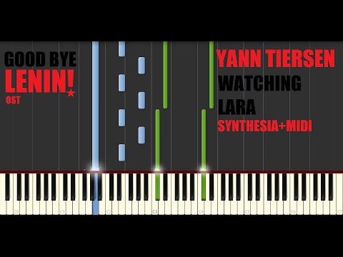 Yann Tiersen - Watching Lara (Synthesia tutorial)