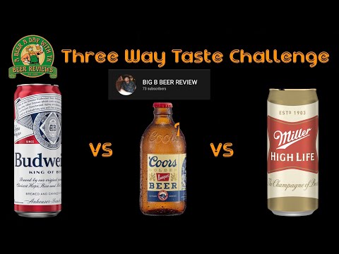 Can a beer reviewer tell the difference between Budweiser, Miller High Life and Coors Original?
