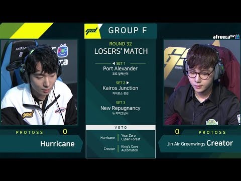 [2019 GSL S1] Ro.32 Group F Match4 Creator vs Hurricane