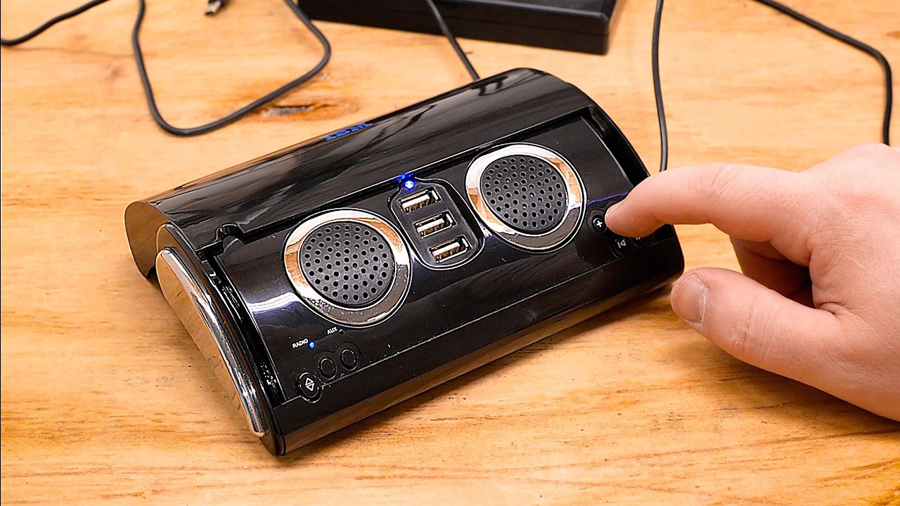 this odd motorized "IBM" USB Hub Radio exists.
