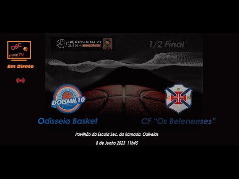 ABL Sub16 M 22/23 | Final Four Taça Distrital  | Meia Final  | Odisseia x Belenenses | 08-06-2023