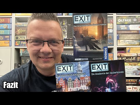 Exit - Das Verschwinden des Sherlock Holmes+Die Jagd durch Amsterdam+ Die Akademie der Zauberkünste