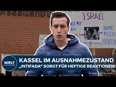 Video Thumbnail: KASSEL: Demonstration mit „Intifada“-Slogan bleibt friedlich – Versagen der Hochschulleitung?