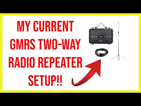 🔺 My current GMRS two-way radio repeater setup!!🔺