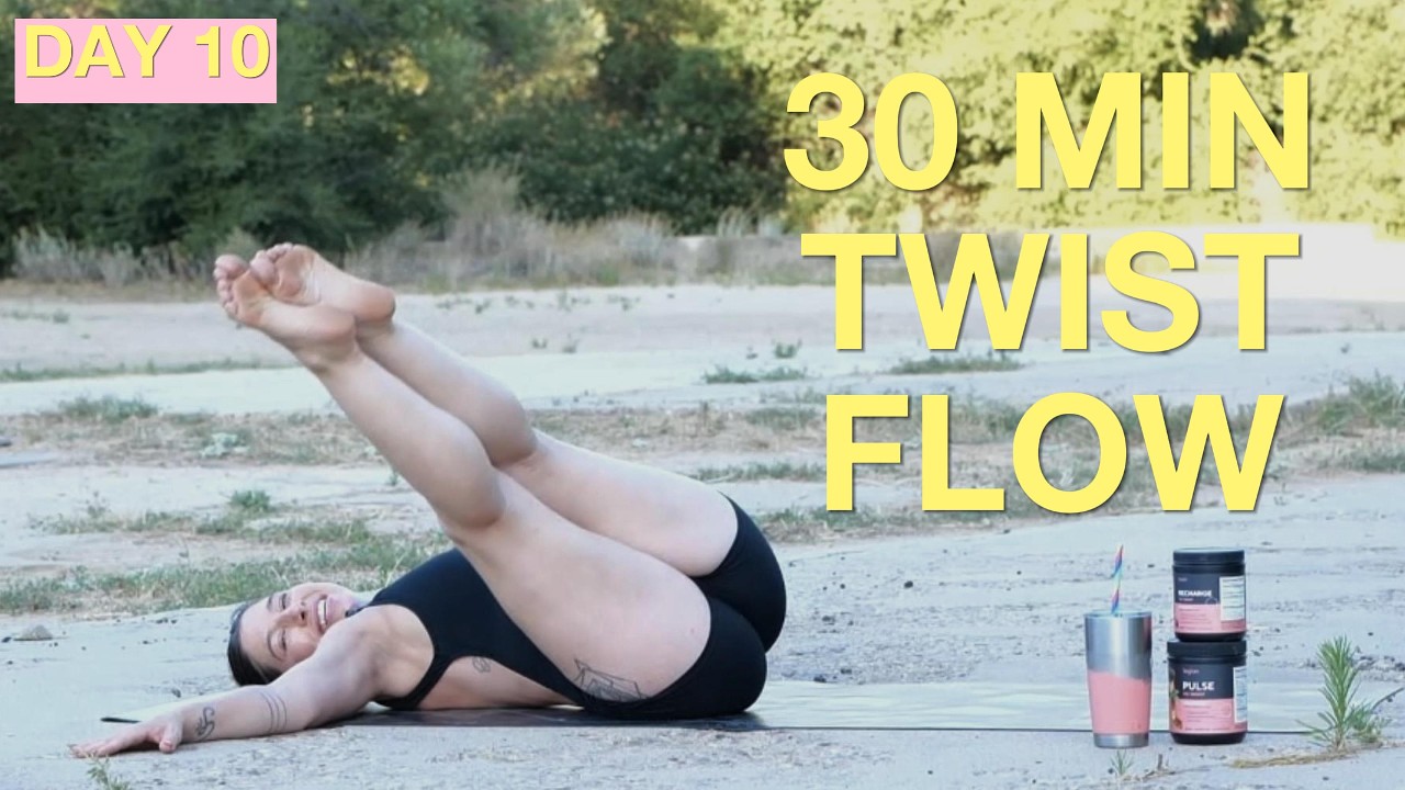 Day 10: Detoxing Twist Yoga Flow | 30 DAY YOGA IN NATURE CHALLENGE