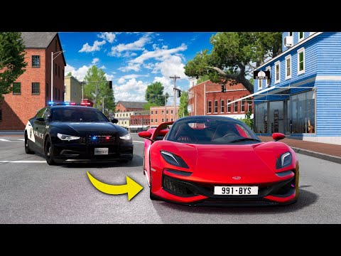 Cops vs Robbers in BeamNG!