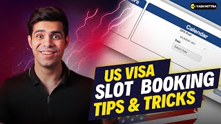US Visa Slot Booking Tips & Tricks (New US Visa Portal)