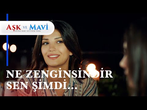 Mavi'nin arkadaşı  Mavi'yi kıskanıyor - Aşk ve Mavi 33. Bölüm