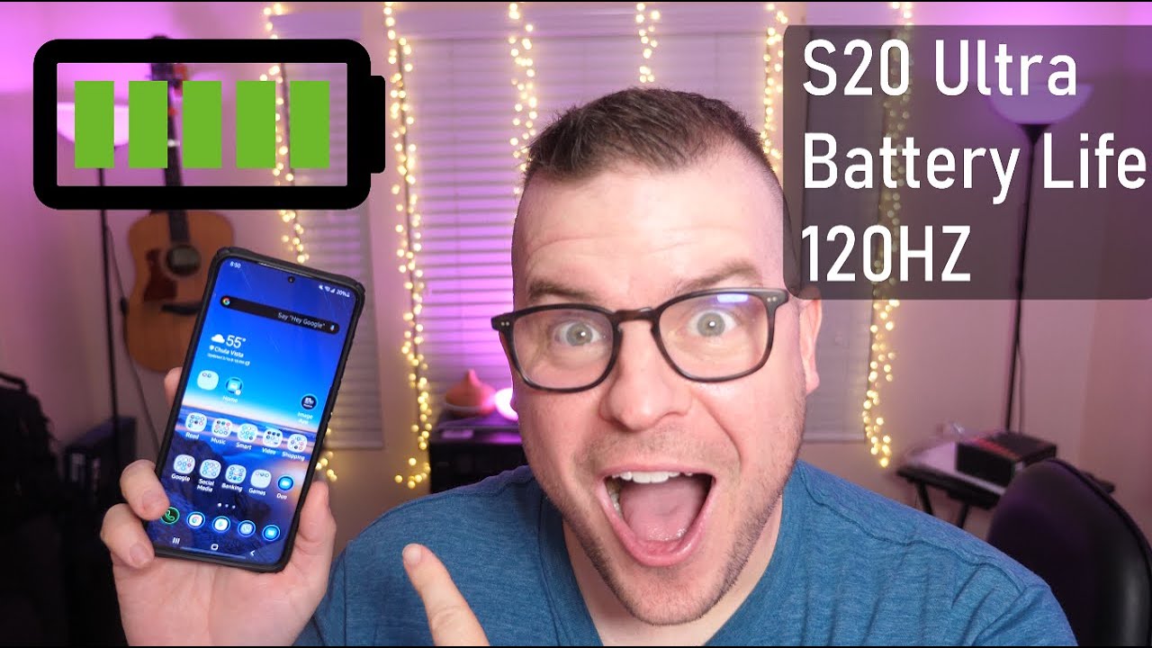 Samsung Galaxy S20 Ultra Real Life Battery FHD+ 120HZ is AMAZING!