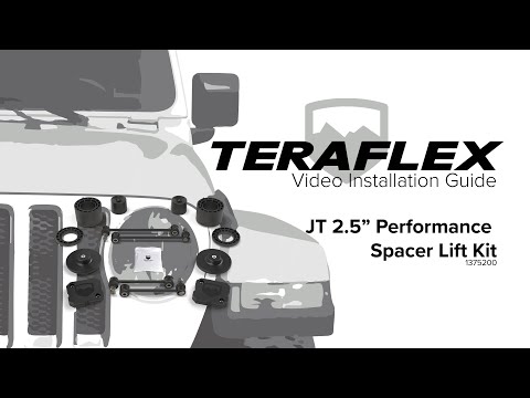 JT: 2.5" Performance Spacer Lift Kit Install | TeraFlex