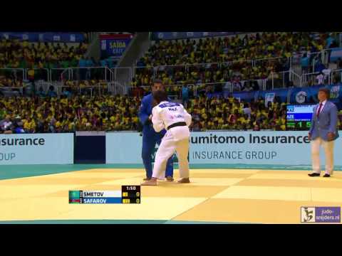 Judo 2013 World Championship Rio de Janeiro: Smetov (KAZ) - Safarov (AZE) [-60kg] rep