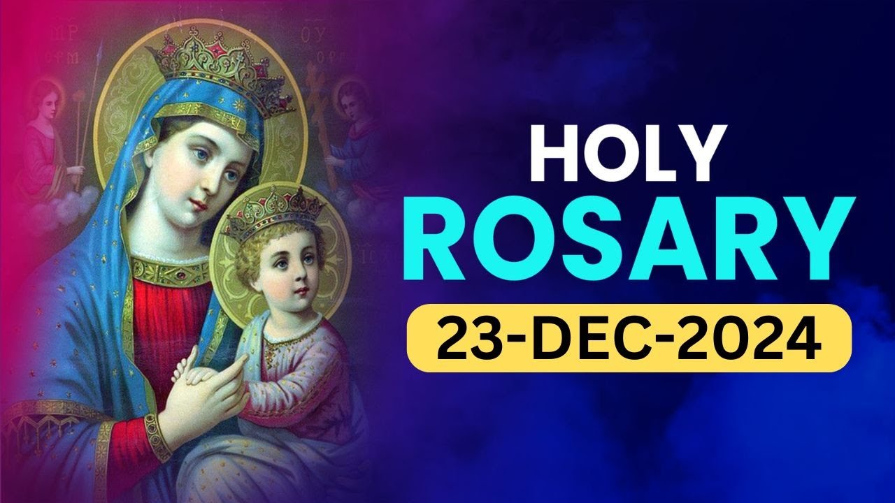Holy Rosary 🙏🏻 Monday🙏🏻December 23, 2024🙏🏻 Joyful Mysteries of the Holy Rosary 🙏🏻 English Rosary