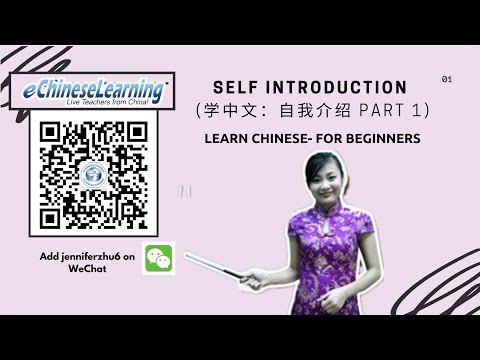 Beginner Chinese - Self Introduction (Part 1)