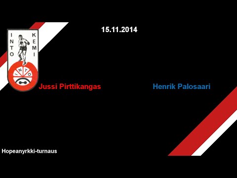 Hopeanyrkki 15.11.2014: Jussi Pirttikangas - Henrik Palosaari