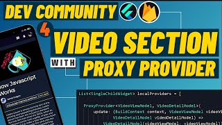 4.Video Section - Dev Community App👋