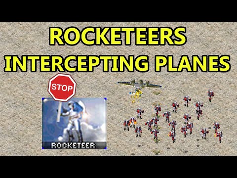 Intercepting Planes with Rocketeers - Red Alert 2