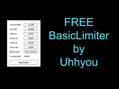 FREE BasicLimiter by Uhhyou