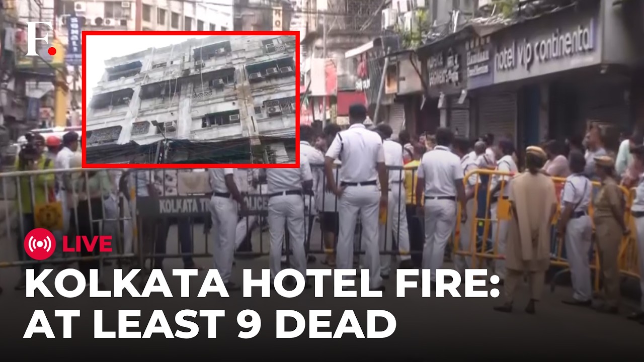 KOLKATA HOTEL FIRE LIVE: Hotel Fire in West Bengal Kills 9 | 6 Others Injured in Free School Street