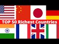 Top 50 Richest Countries In The World 2022 2023