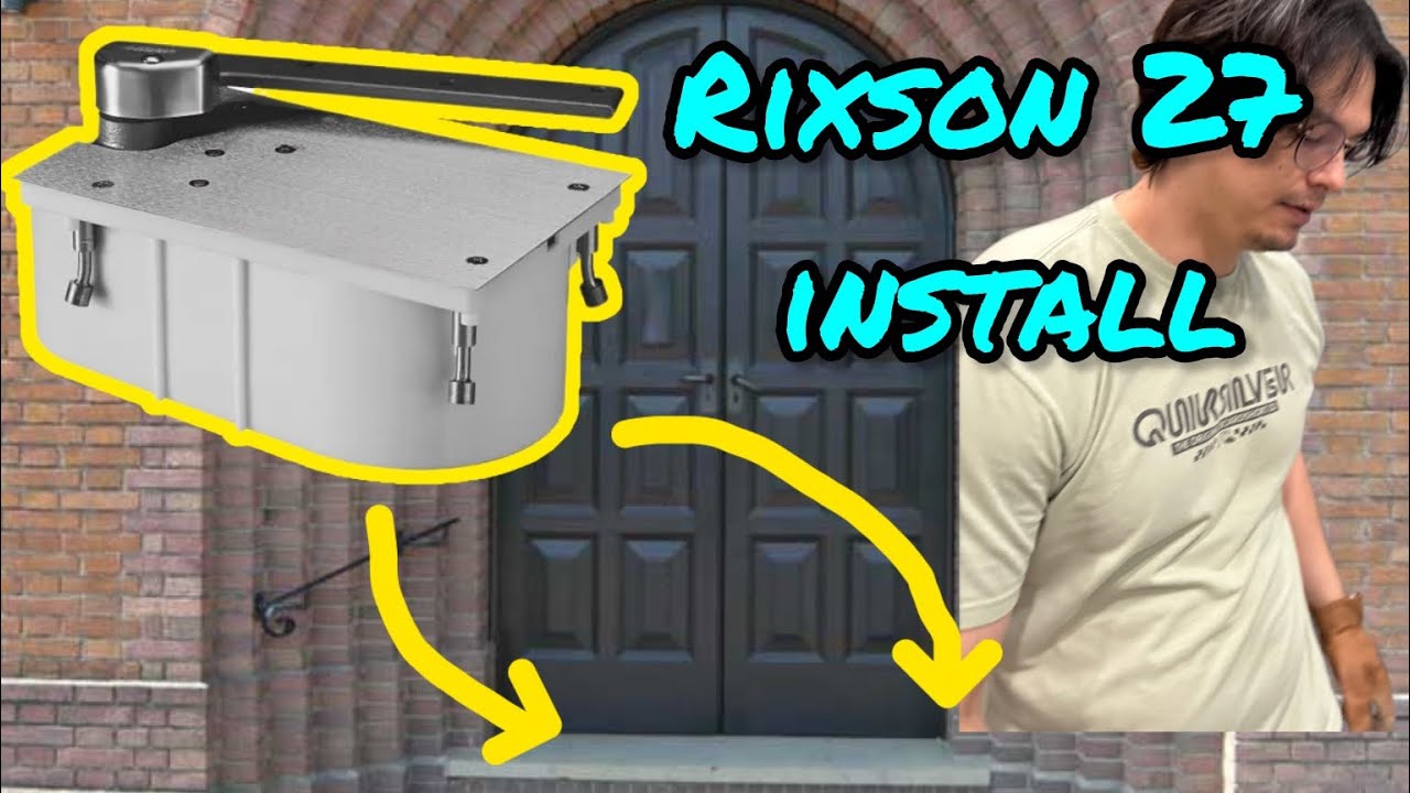 Rixson 27 Left Hand 1-1/2 Inch Offset Floor Closer With Triangle