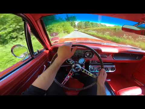 The POV Driving Experience - 1965 Ford Mustang Fastback 289 V8 Auto | Dual Exhaust