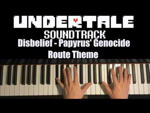 Undertale - Disbelief - Papyrus' Genocide Route Theme [Interstellar Retribution] (Piano Cover)