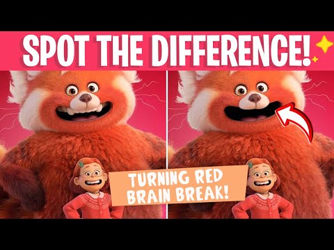 Turning Red Spot The Difference! | Brain Break | GoNoodle Inspired