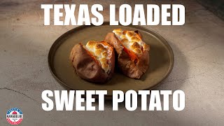 How to Make Texas Loaded Sweet Potatoes on the Grill!