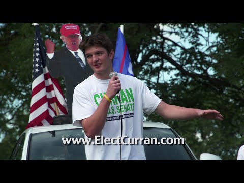 Peter Curran for his dad, Mark Curran