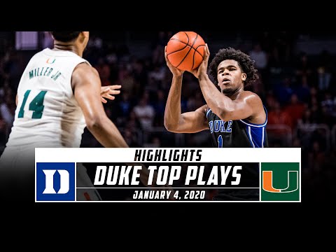 Duke Basketball Top Plays vs. Miami (FL) (2019-20) | Stadium