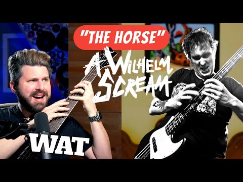 First Time Hearing A WILHELM SCREAM! Bass Teacher REACTS to “The Horse” - CRAZY Bass Playing!