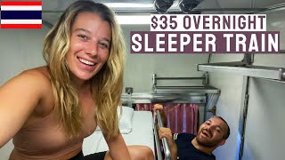 $35 OVERNIGHT SLEEPER TRAIN | CHUMPHON TO BANGKOK 🇹🇭