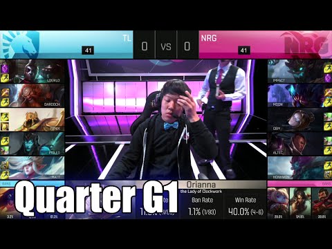Team Liquid vs NRG eSports | Game 1 Quarter Finals S6 NA LCS Spring 2016 Playoffs | TL vs NRG G1