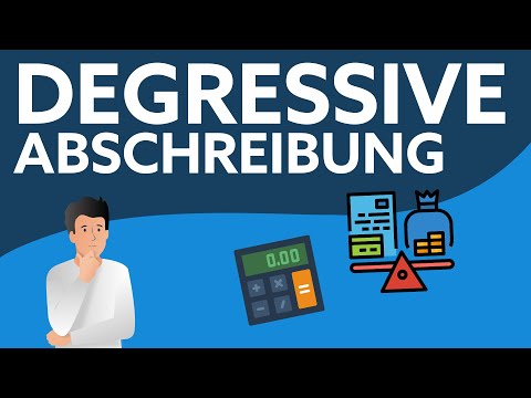 Degressive Abschreibung & der Unterschied zur linearen Abschreibung | Einfach erklärt!