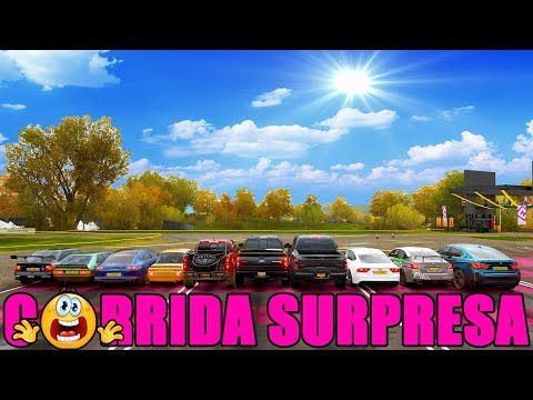 CORRIDA SURPRESA COM O CARRO MAIS FEIO QUE O LEITE QUENTE JÁ FEZ NO FORZA HORIZON 4 - GAMEPLAY