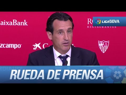 Rueda de prensa de Unai Emery tras el Sevilla FC (1-2) Celta de Vigo