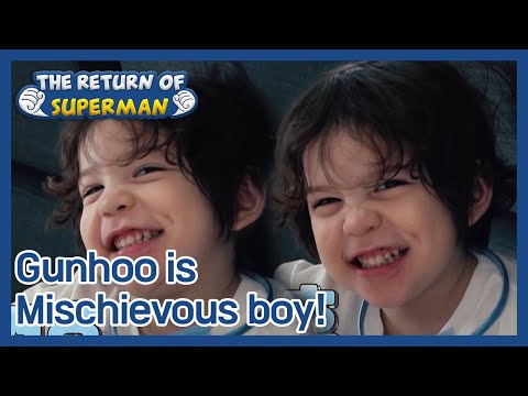 Gunhoo is a Mischievous boy!  (The Return of Superman) | KBS WORLD TV 201129