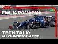 A Closer Look At Alpine's Advancements | F1 TV Tech Talk | 2021 Emilia Romagna Grand Prix