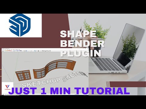 SketchUp (Shape Bender Plugin)