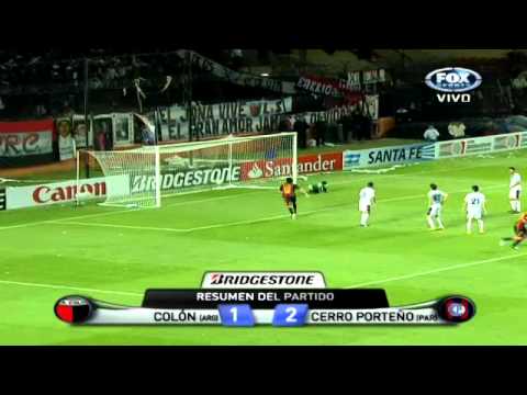 Colón de Santa Fe 1 - 2 Cerro Porteño Copa Sudamericana 2012