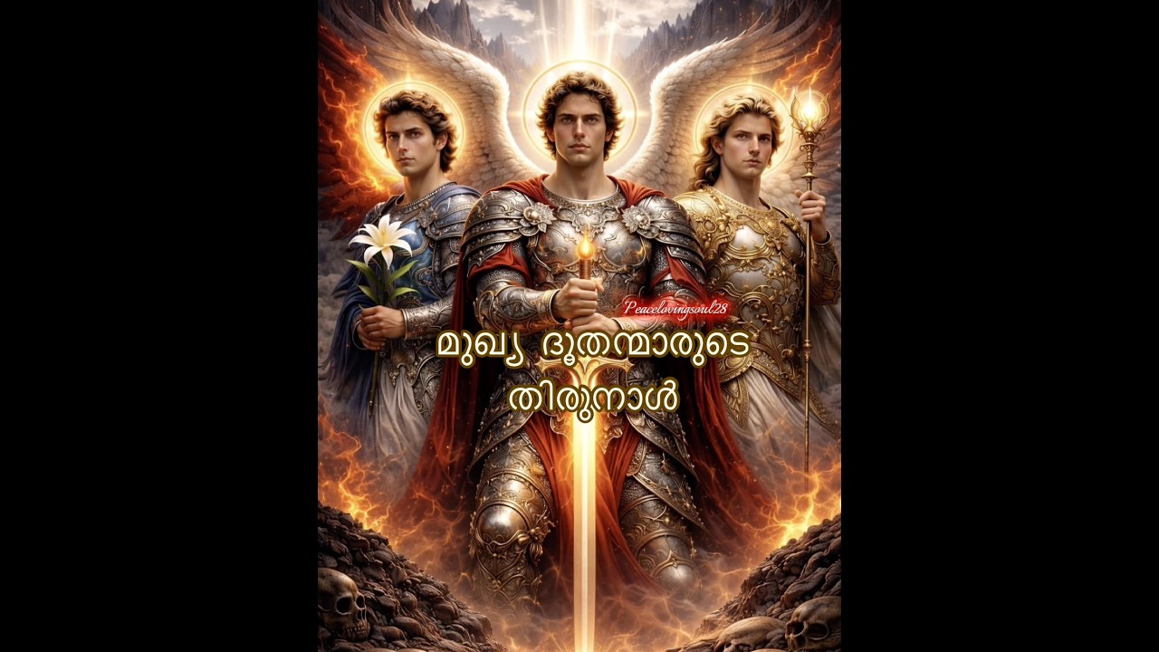 ✨വിശുദ്ധ മിഖായേൽ, വിശുദ്ധ ഗബ്രിയേൽ, വിശുദ്ധ റഫായേൽ.✨