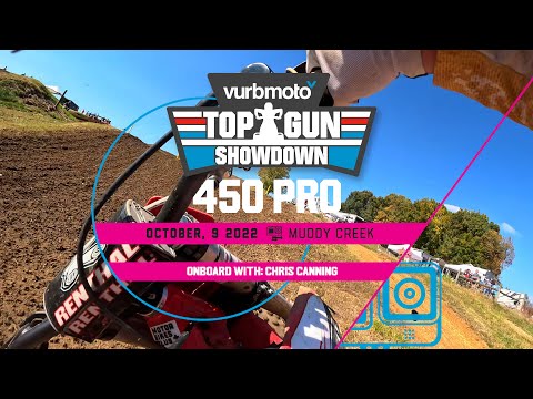 Two Stroke Raw ft. Chris Canning | 450 Pro Moto 2 Raw | Muddy Creek TopGun Showdown | - vurbmoto