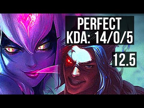 EVELYNN vs KAYN (JNG) | 14/0/5, Legendary, 1.0M mastery | NA Master | 12.5